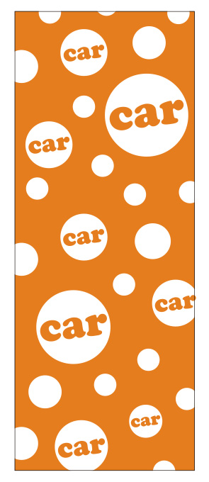 水玉car オレンジ【M-50】