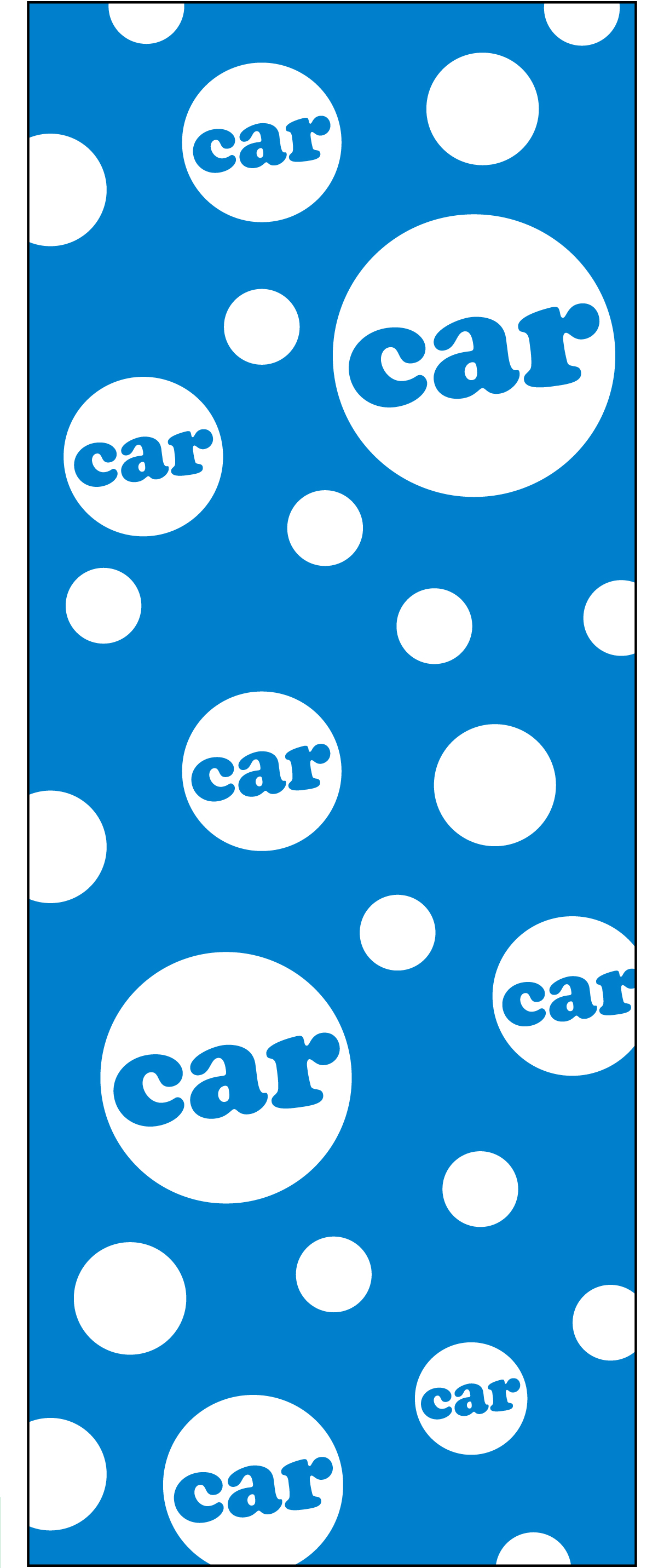 水玉car ブルー【M-11】（ドット,中古車）